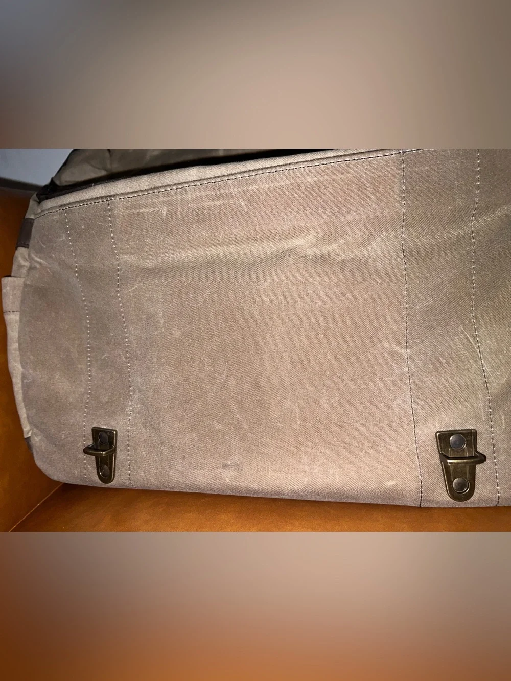 ONA The Union Street Messenger Bag | Ranger Tan, Waxed Canvas & Leather